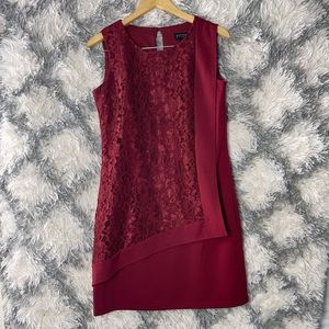 Enfocus Studio Elegant Red Woman Dress